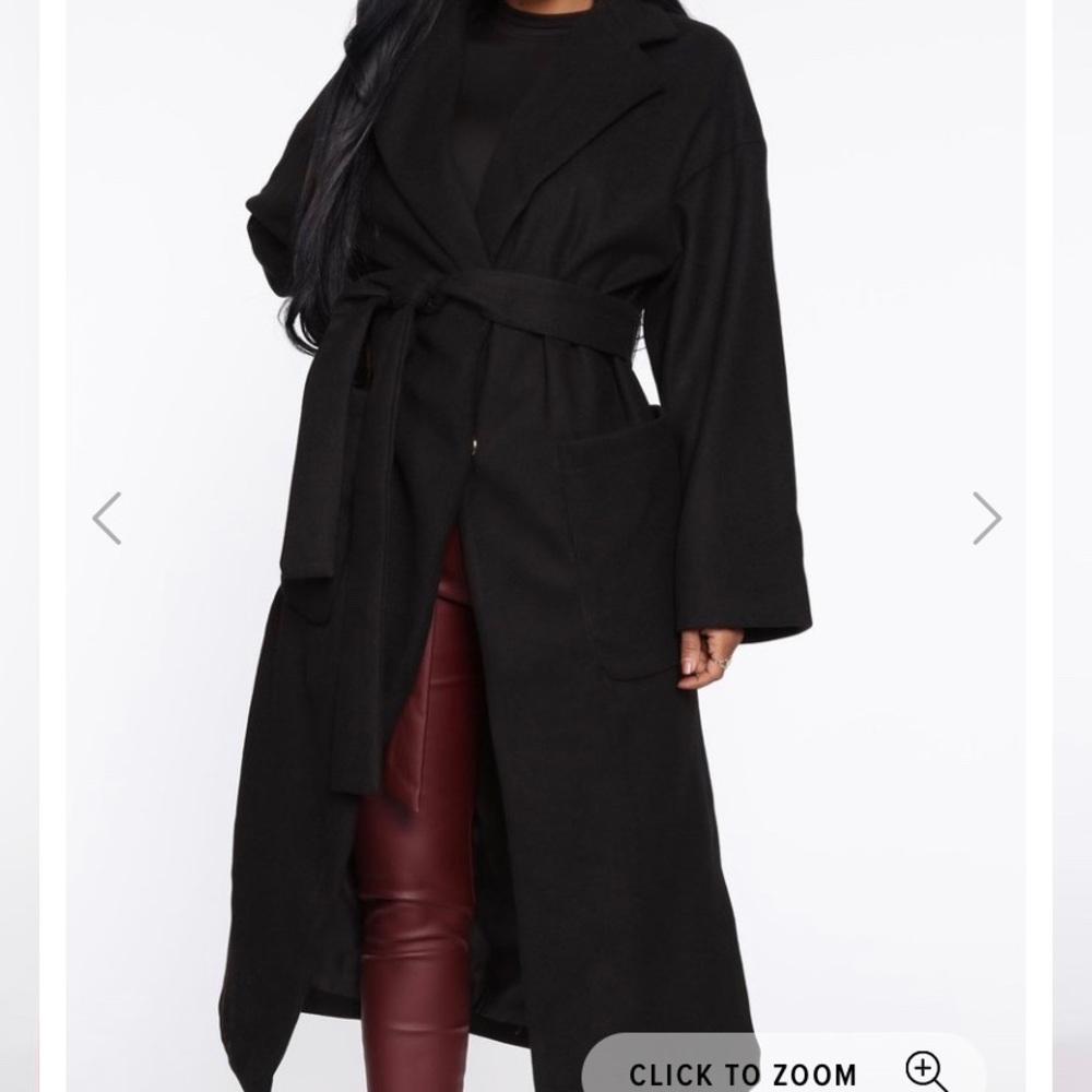 Fashion Nova Getting Personal Trench Coat